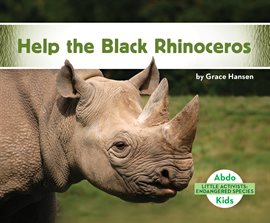 Cover image for Help the Black Rhinoceros