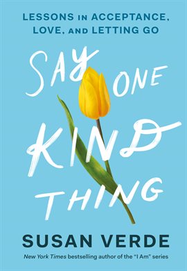 Cover image for Say One Kind Thing