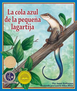 Cover image for La cola azul de la pequeña lagartija
