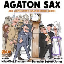 Cover image for Agaton Sax and Lispington's Grandfather Clock