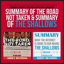 Cover image for Summary Bundle: Memoir & Research: Includes Summary of The Road Not Taken & Summary of Th