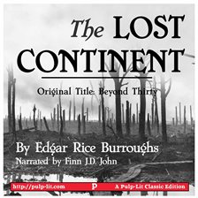 Cover image for The Lost Continent (Original Title: Beyond Thirty)