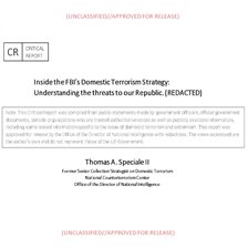Cover image for Inside the FBI's Domestic Terrorism Strategy