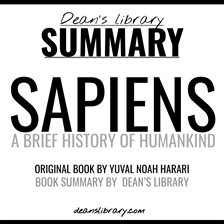 Cover image for Summary: Sapiens by Yuval Noah Harari