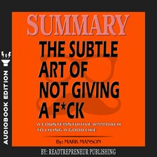 Cover image for Summary of The Subtle Art of Not Giving a F*ck