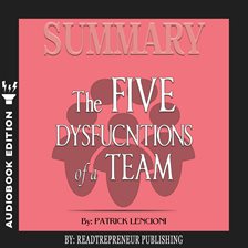 Cover image for Summary of The Five Dysfunctions of a Team