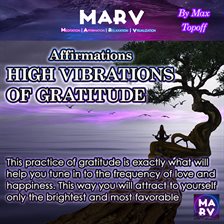 Cover image for Affirmations High Vibrations of Gratitude