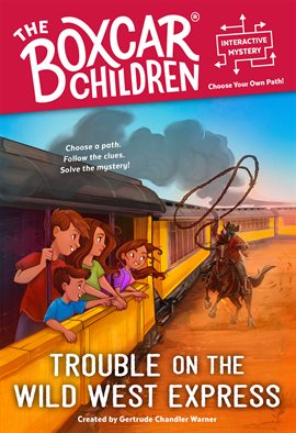 Cover image for Trouble on the Wild West Express