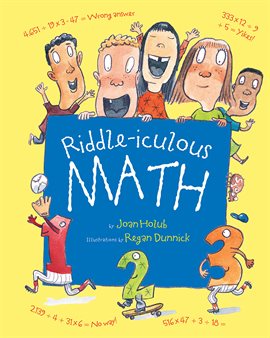 Cover image for Riddle-iculous Math
