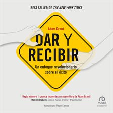 Cover image for Dar y recibir (Give and Take)