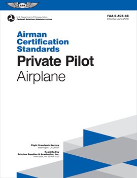 Imagen de portada para Private Pilot Airman Certification Standards - Airplane
