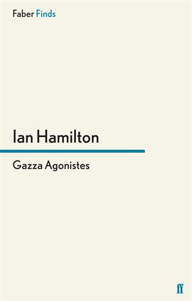 Cover image for Gazza Agonistes