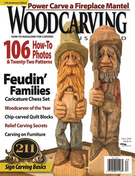 Cover image for Woodcarving Illustrated Issue 44 Fall 2008