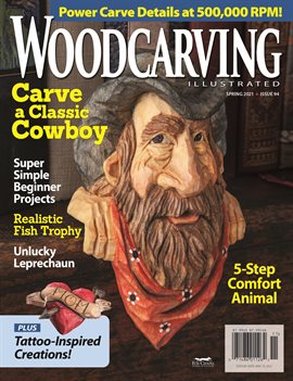 Cover image for Woodcarving Illustrated Issue 94 Spring 2021