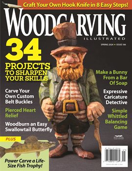 Cover image for Woodcarving Illustrated Issue 106 Spring 2024