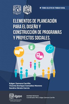 Cover image for Elementos de planeación para el diseño y construcción de programas y proyectos sociales