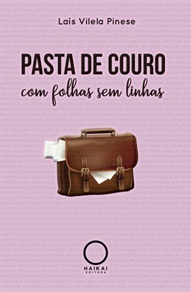 Pasta de couro com folhas sem linhas Pasta de couro com folhas sem linhas