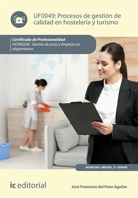 Cover image for UF0049: Procesos de gestión de calidad en hostelería y turismo
