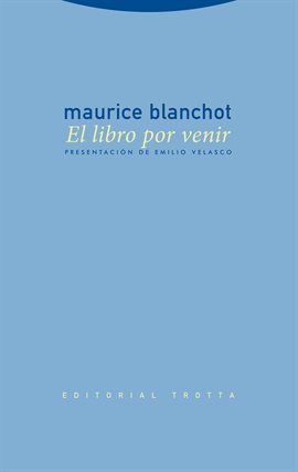 Cover image for El libro por venir