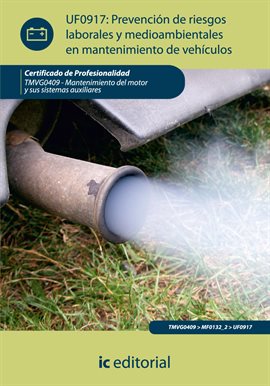 Cover image for Prevención de riesgos laborales y medioambientales en mantenimiento de vehículos. TMVG0409