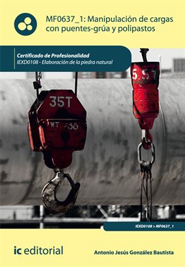 Cover image for Manipulación de cargas con puentes-grúa y polipastos.