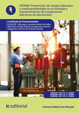 Cover image for Prevención de riesgos laborales y medioambientales en el montaje y mantenimiento de instalaciones el