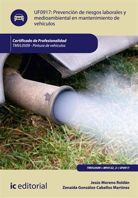 Cover image for Prevención de riesgos laborales y medioambientales en mantenimiento de vehículos.