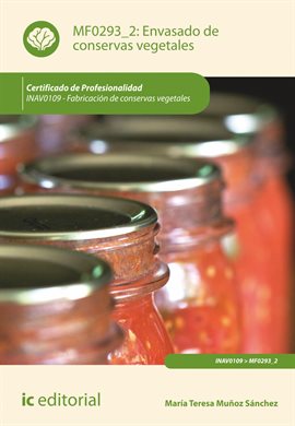 Cover image for Envasado de conservas vegetales.