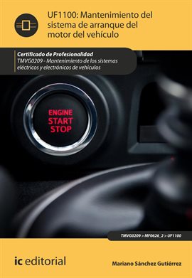Cover image for Mantenimiento del sistema de arranque del motor del vehículo.