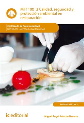 Cover image for Calidad, seguridad y protección ambiental en restauración.
