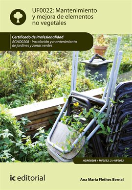 Cover image for Mantenimiento y mejora de elementos no vegetales.