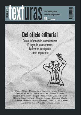 Cover image for Texturas 50: Del oficio editorial