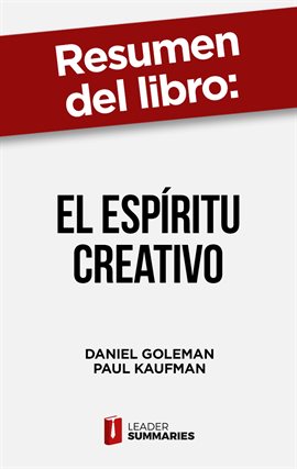 Cover image for Resumen del libro "El espíritu creativo"