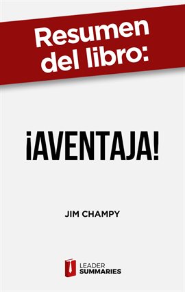 Cover image for Resumen del libro "¡Aventaja!" de Jim Champy