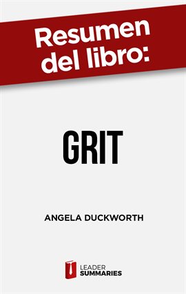 Cover image for Resumen del libro "Grit" de Angela Duckworth