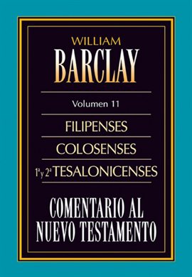 Cover image for Comentario al Nuevo Testamento, Volumen 11
