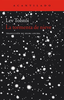Cover image for La tormenta de nieve