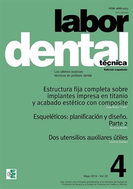 Cover image for Labor Dental Técnica, Vol. 22 Mayo 2019 nº4