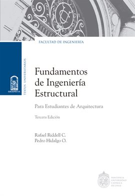 Imagen de portada para Fundamentos de ingeniería estructural para estudiantes de arquitectura