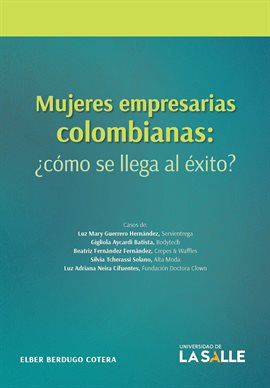 Cover image for Mujeres empresarias colombianas
