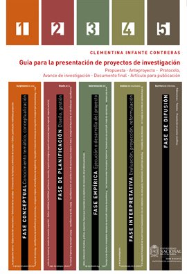 Imagen de portada para Guía para la presentación de proyectos de investigación