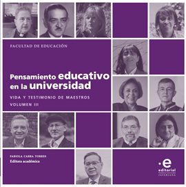Cover image for Pensamiento educativo en la universidad
