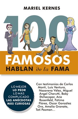 Cover image for 100 famosos hablan de la fama