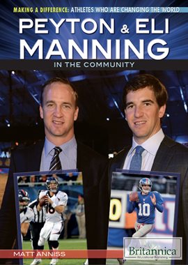 Cover image for Peyton & Eli Manning in the Community