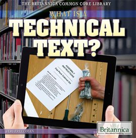 Cover image for What Is a Technical Text?