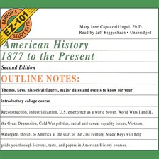 Imagen de portada para Barron's EZ101 Study Keys: American History, 1877 to the Present