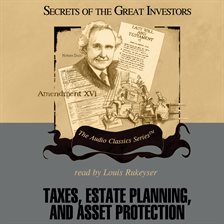 Cover image for Taxes, Estate Planning, and Asset Protection
