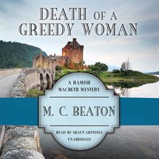 Cover image for Death of a Greedy Woman