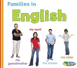 Cover image for Families in English