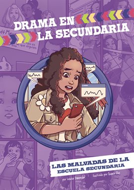 Cover image for Drama en la secundaria: Las malvadas de la escuela secundaria